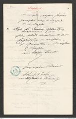 k.k. naturhistorisches Hofmuseum, Intendanzakten 1885-1896 (Hauer), Aktenzahl Z.344.a/1888, Seite 4